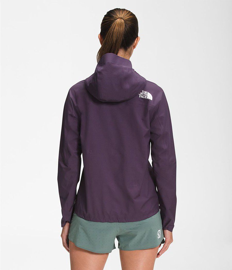 Dámské Rainwear The North Face Flight Lightriser Futurelight Tmavě Fialové | ZJQRBCK-38