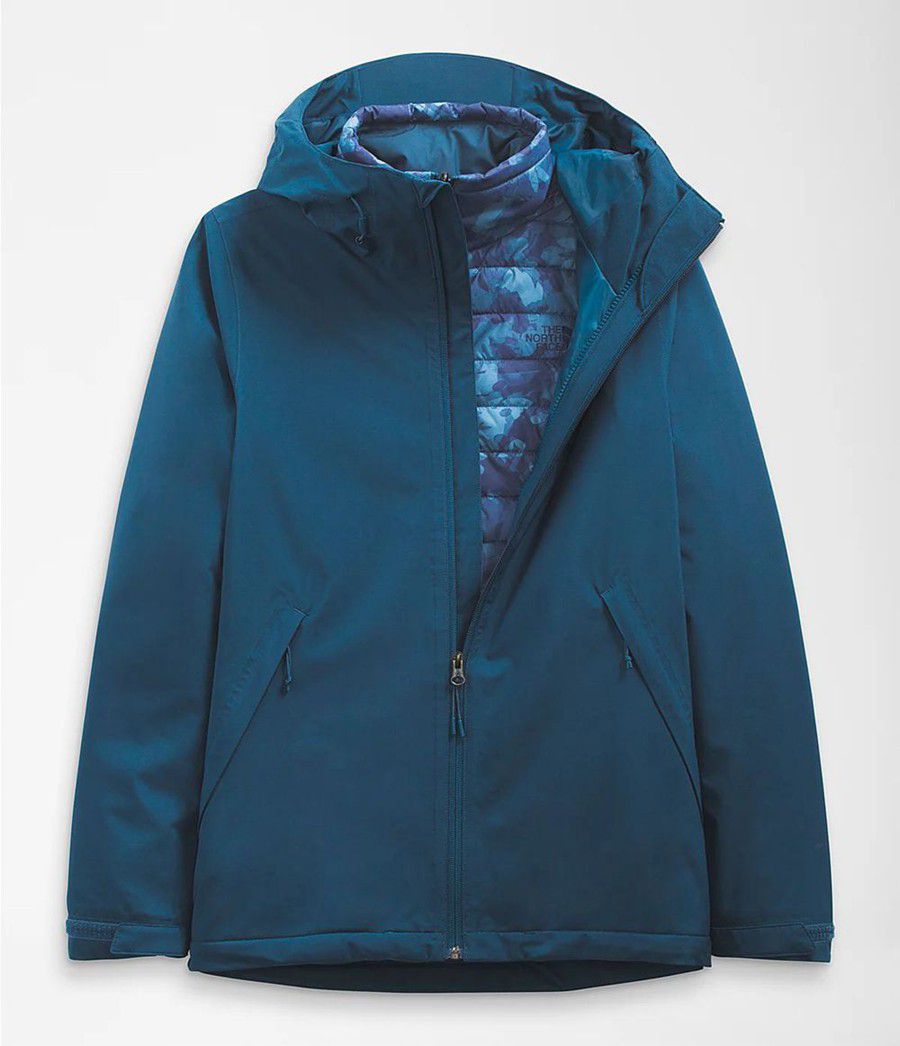 Dámské Rainwear The North Face Printed Carto Triclimate® Blankyt | TBOISCY-49