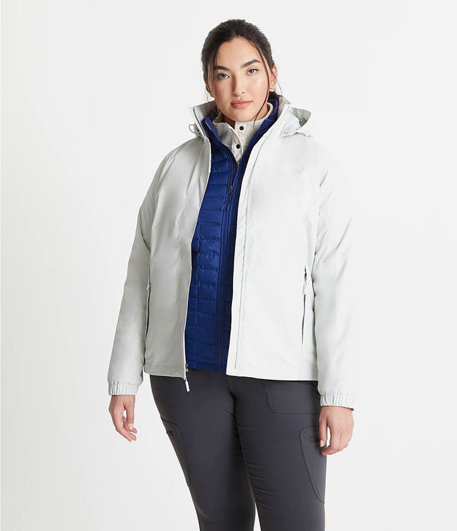 Dámské Rainwear The North Face Resolve 2 Šedé | HSFXWMJ-50