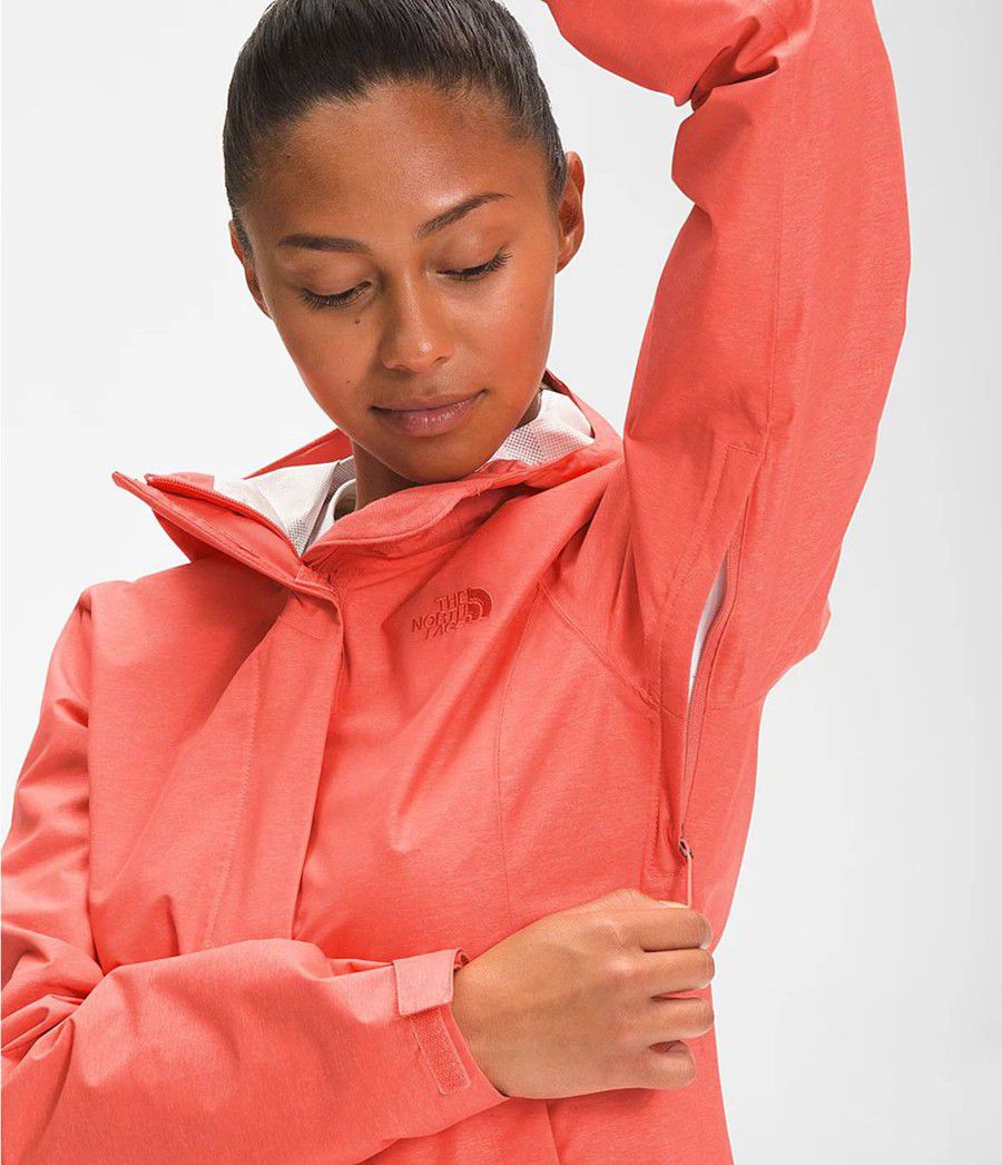Dámské Rainwear The North Face Venture 2 Oranžové | RDYVPMH-16