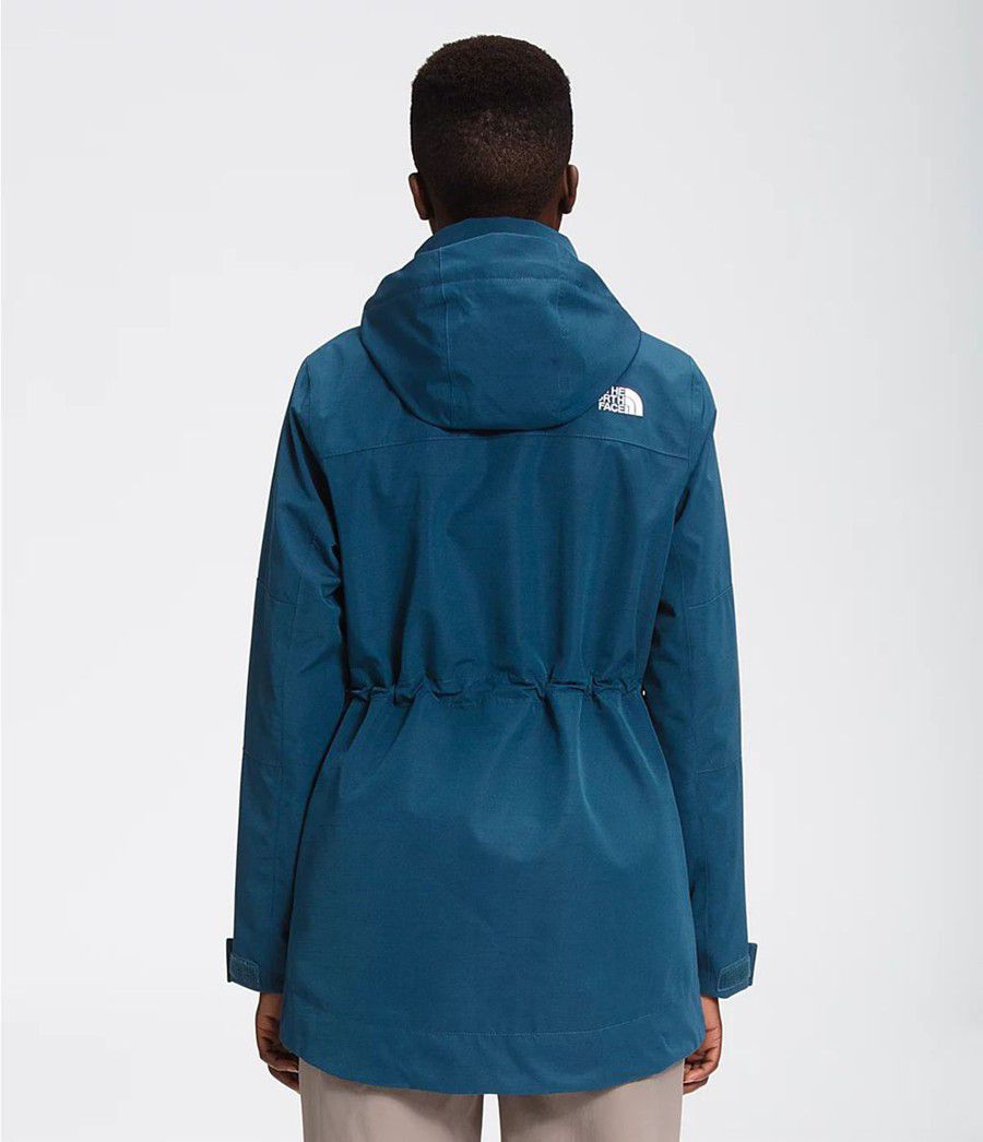Dámské Rainwear The North Face Westoak City Trench Blankyt | UMRCZKF-01