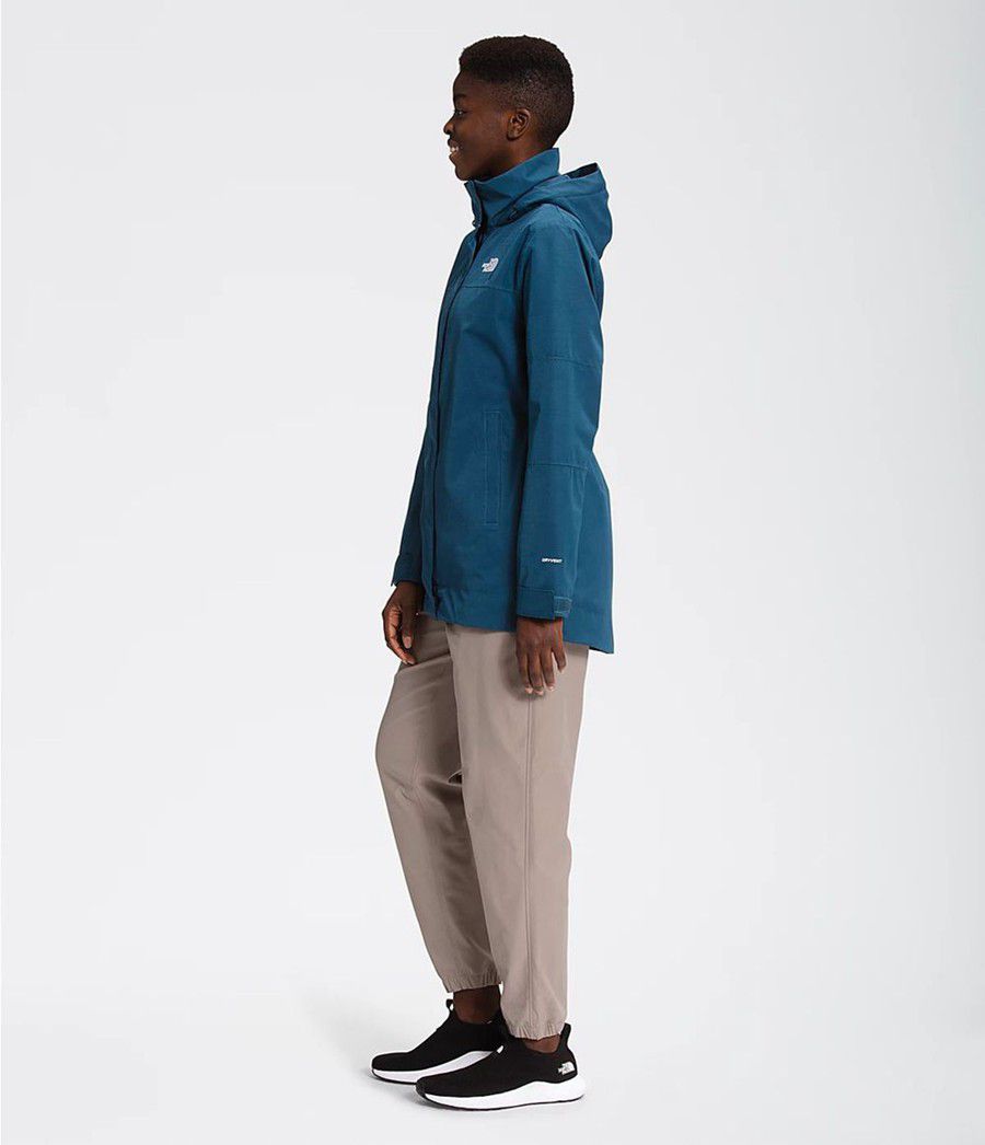 Dámské Rainwear The North Face Westoak City Trench Blankyt | UMRCZKF-01