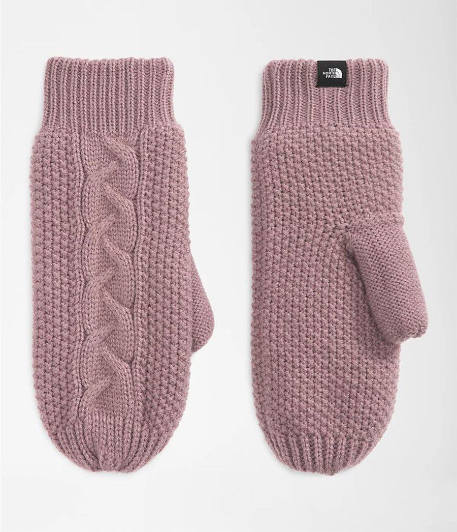 Dámské Rukavice The North Face Cable Minna Mitt Světle Fialové | XOPHNCQ-62