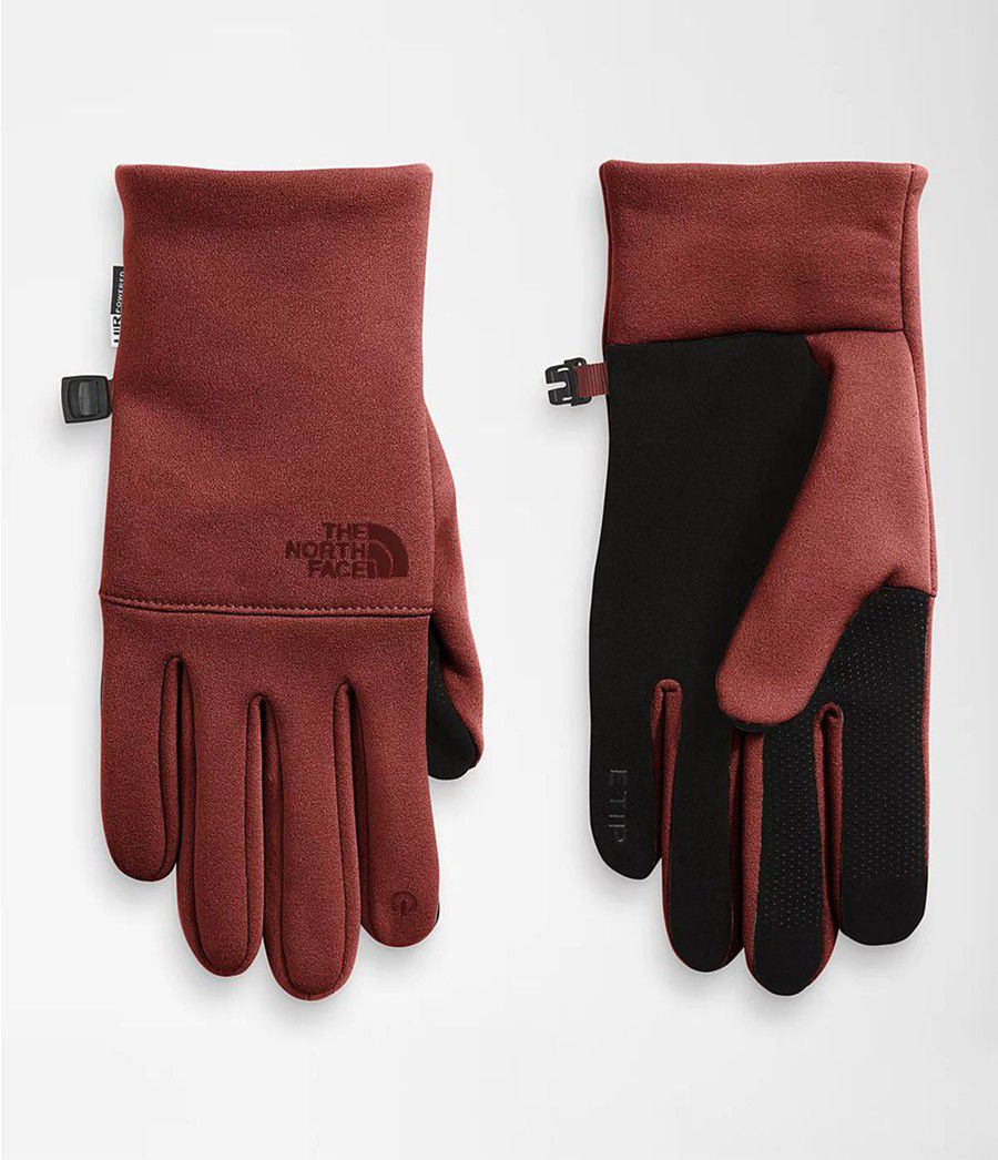 Dámské Rukavice The North Face Etip Recycled Červené | RUNMQCY-56