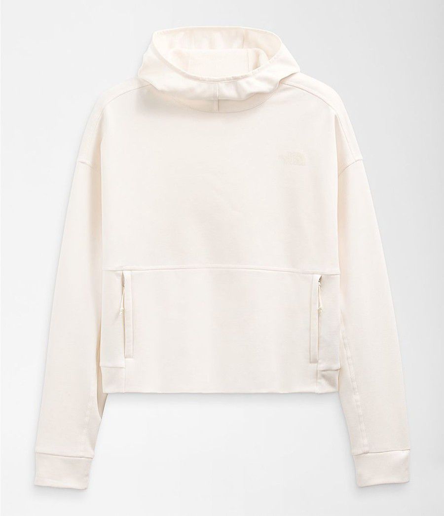 Dámské Softshellová Bunda The North Face Canyonlands Pullover Crop Bílé | BEZCHXR-68