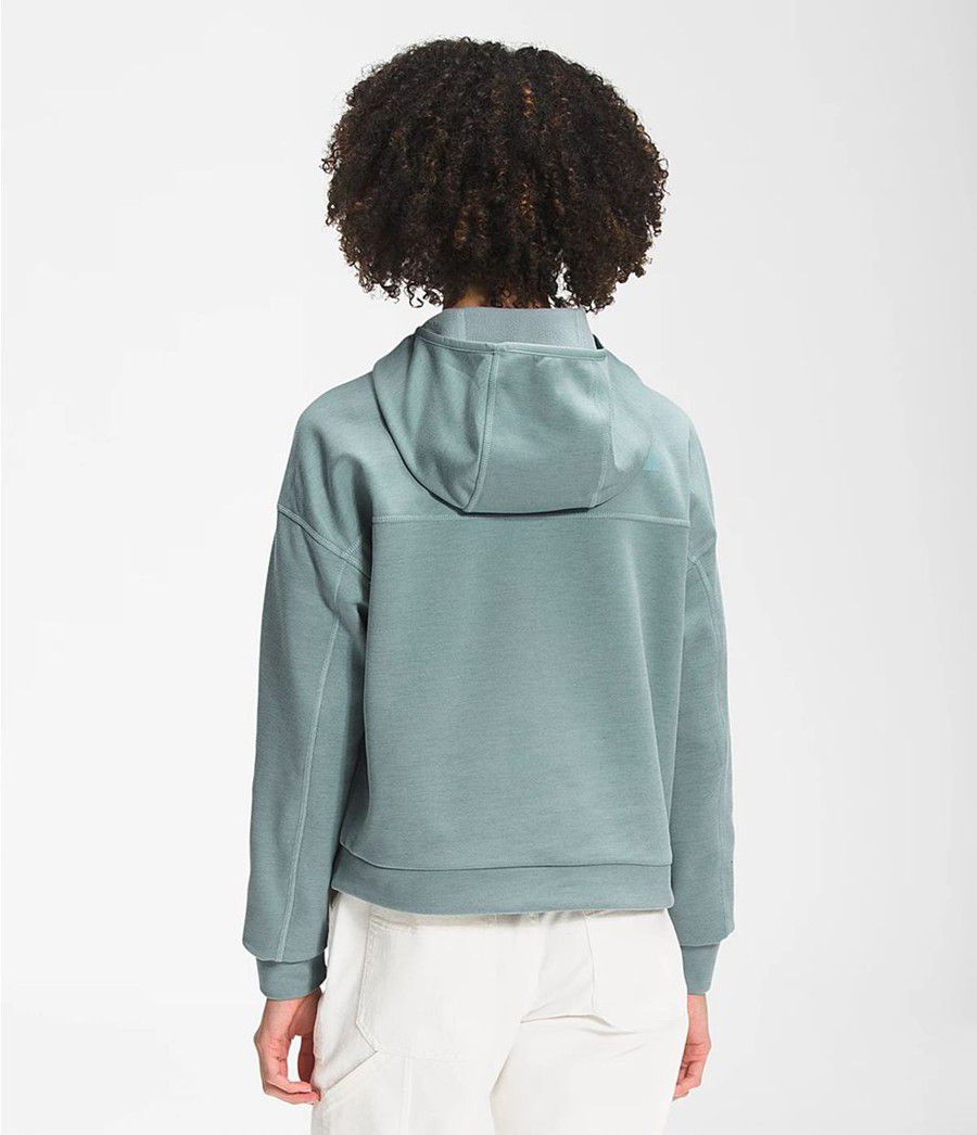 Dámské Softshellová Bunda The North Face Canyonlands Pullover Crop Blankyt | GDONCQX-45