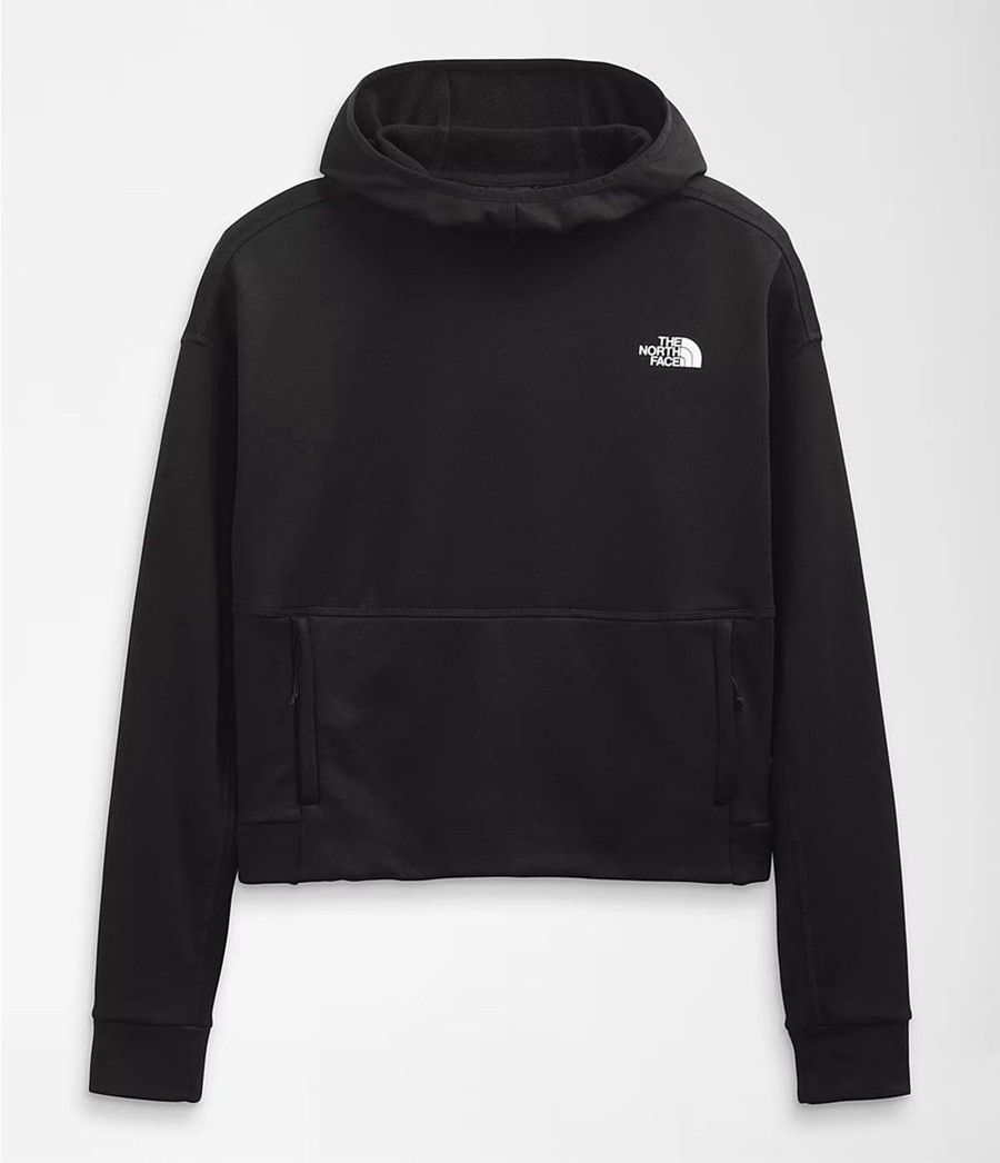 Dámské Softshellová Bunda The North Face Canyonlands Pullover Crop Černé | HNMZXRJ-24