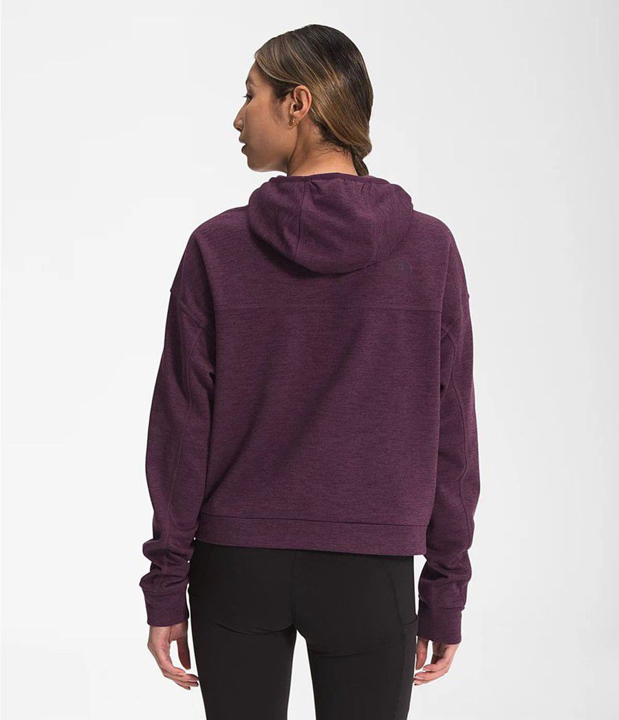 Dámské Softshellová Bunda The North Face Canyonlands Pullover Crop Fialové | BTFYIUK-27