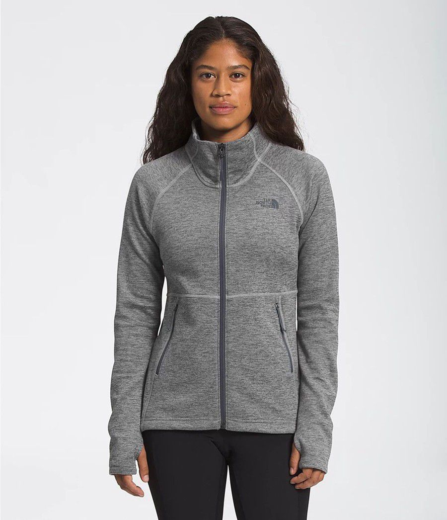 Dámské Softshellová Bunda The North Face Canyonlands Full Zip Šedé | PGKZNLC-61