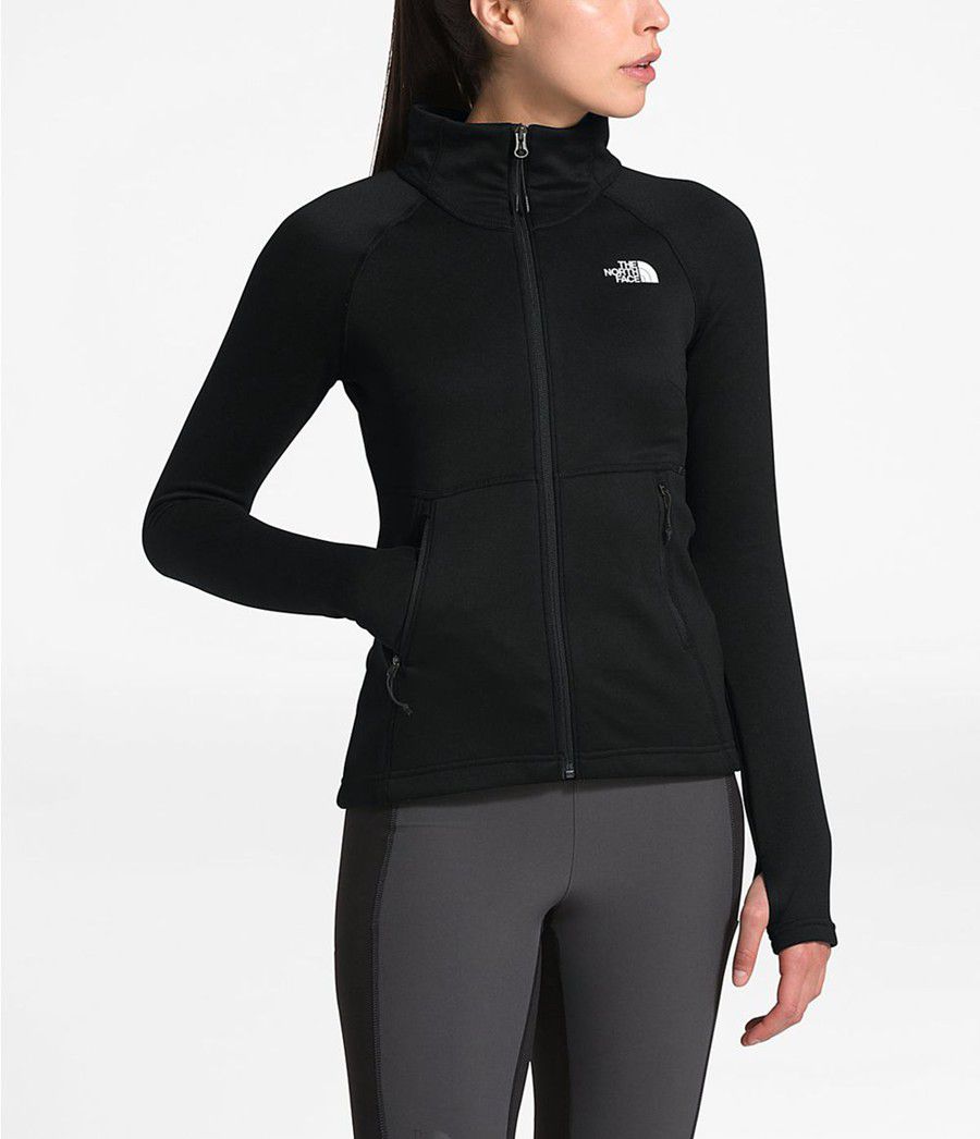 Dámské Softshellová Bunda The North Face Canyonlands Full Zip Černé | GOJXFCY-60