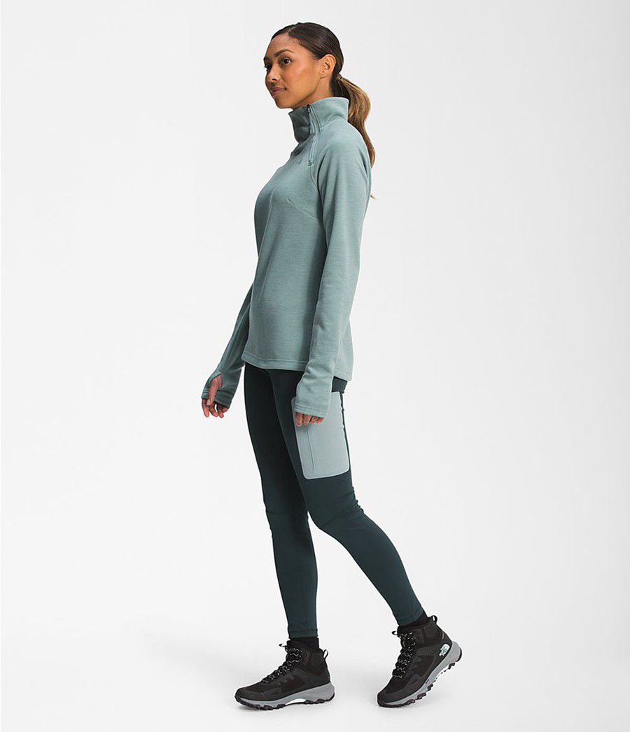 Dámské Softshellová Bunda The North Face Canyonlands ¼ Zip Blankyt | VIOEGYX-79