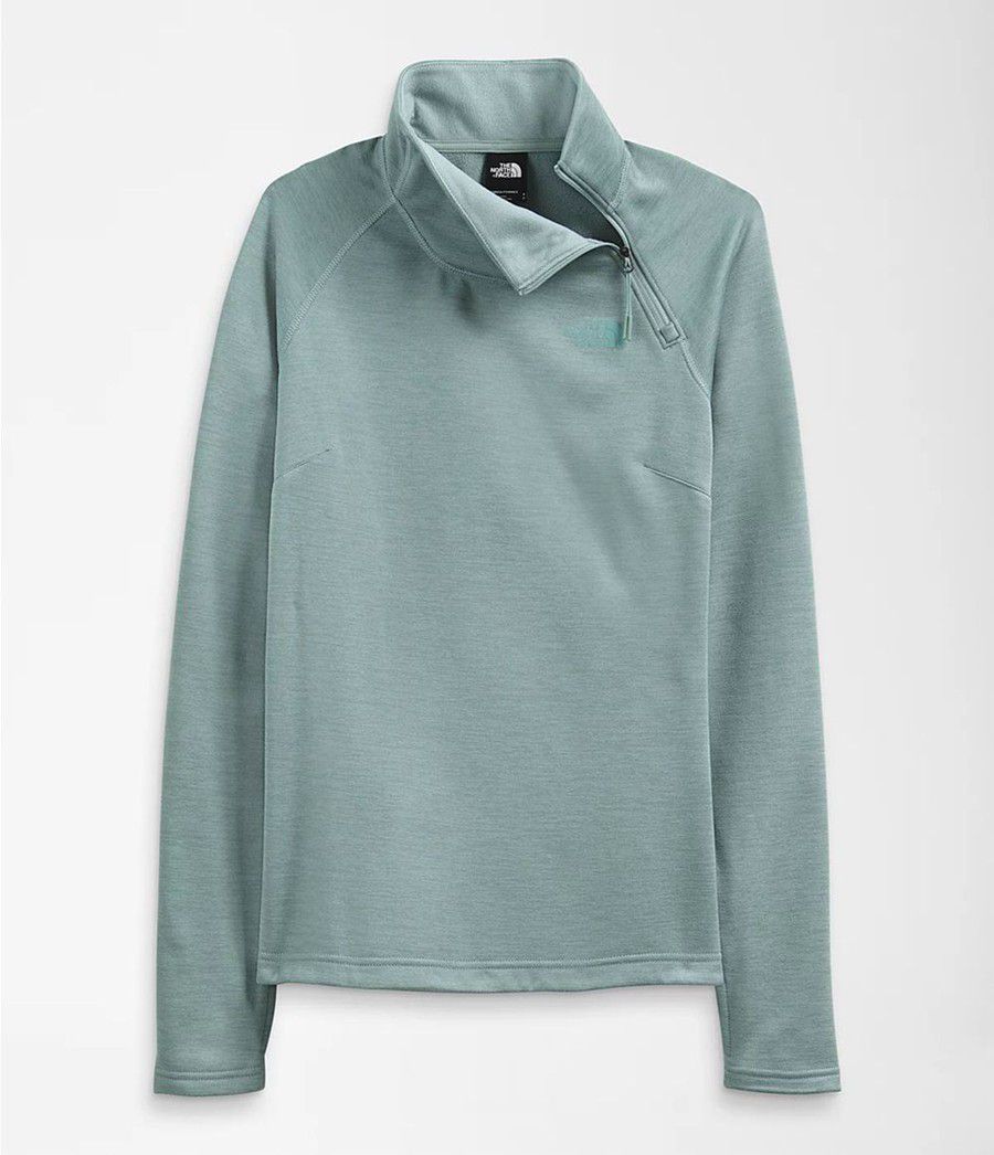 Dámské Softshellová Bunda The North Face Canyonlands ¼ Zip Blankyt | VIOEGYX-79