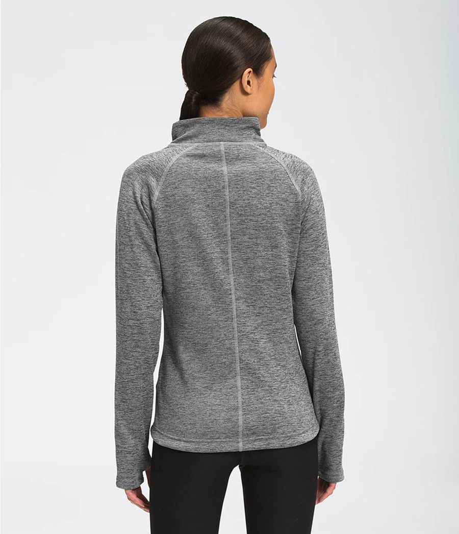 Dámské Softshellová Bunda The North Face Canyonlands ¼ Zip Šedé | SETGDZI-46