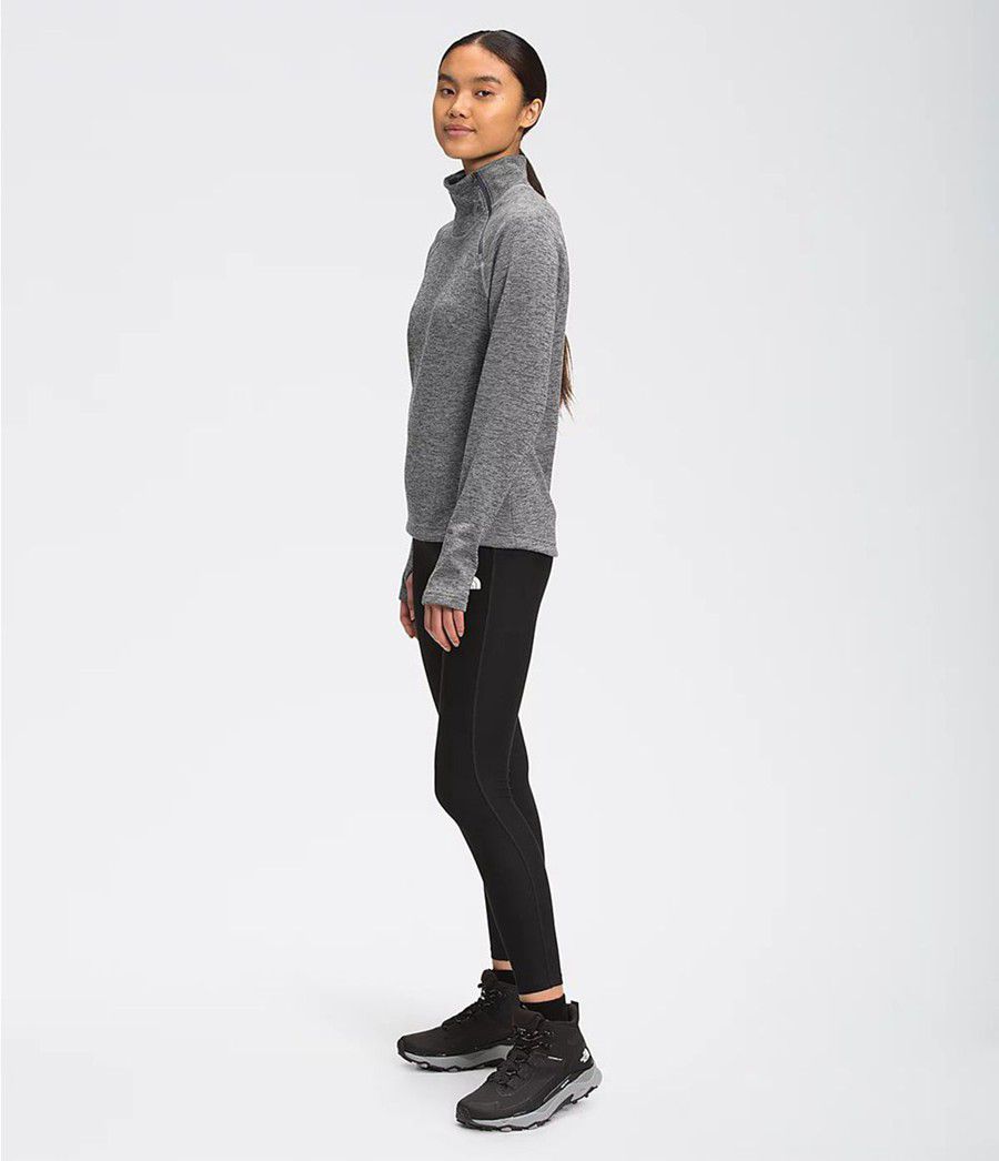 Dámské Softshellová Bunda The North Face Canyonlands ¼ Zip Šedé | SETGDZI-46