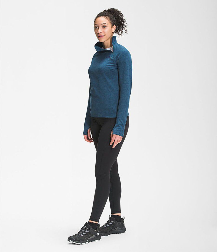 Dámské Softshellová Bunda The North Face Canyonlands ¼ Zip Blankyt | HSXNAGQ-36