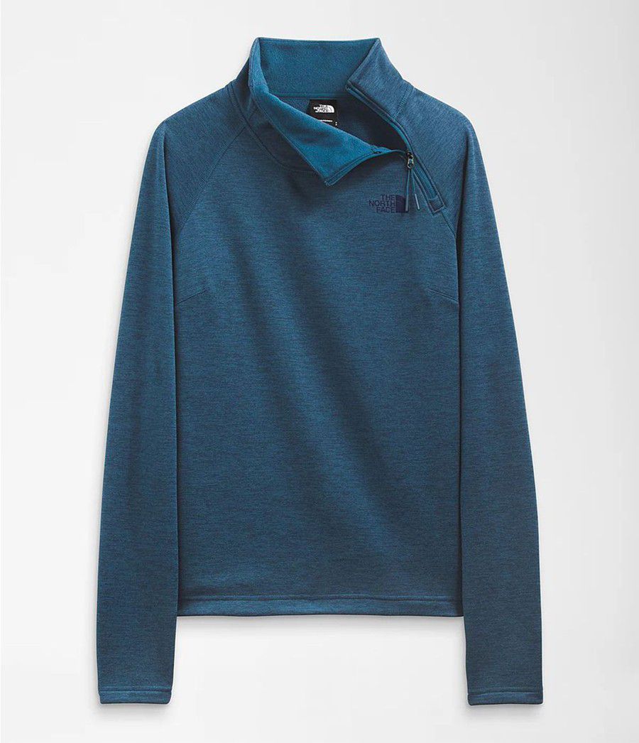 Dámské Softshellová Bunda The North Face Canyonlands ¼ Zip Blankyt | HSXNAGQ-36