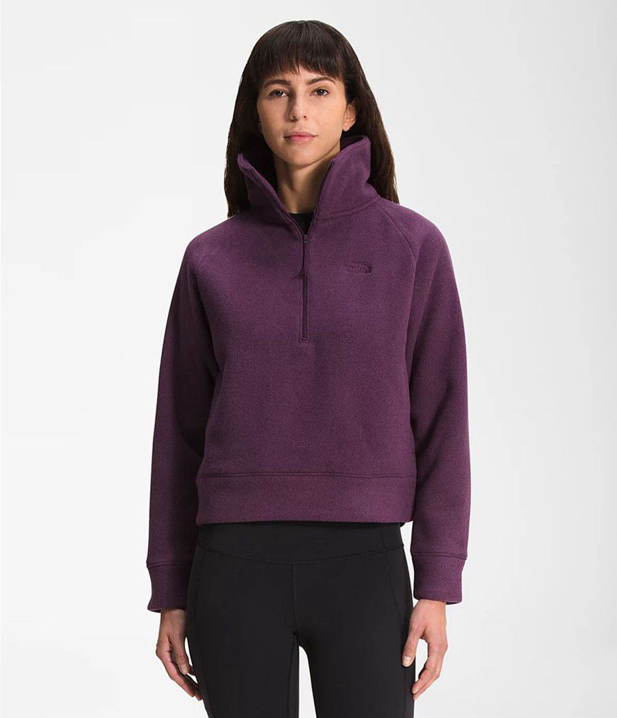 Dámské Softshellová Bunda The North Face City Standard Micro-Fleece ¼ Zip Fialové | BDTXPZE-96