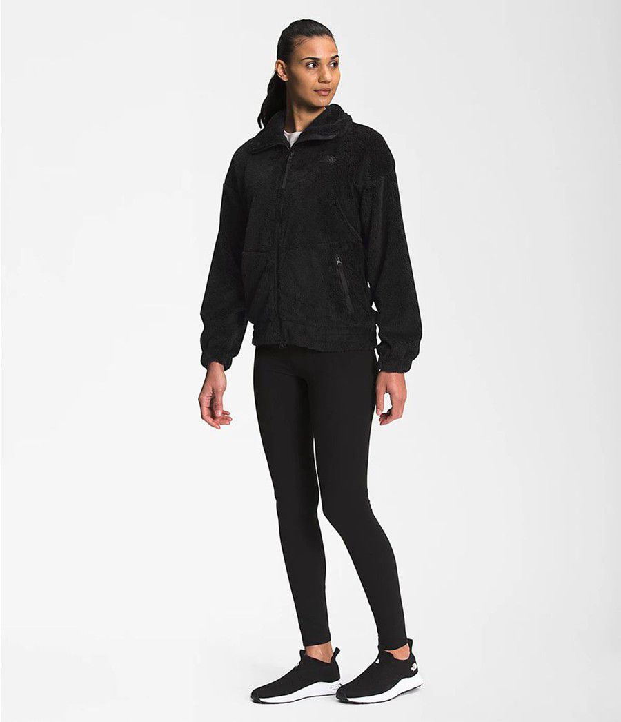 Dámské Softshellová Bunda The North Face Osito Expedition Full Zip Černé | GTWHXVO-63