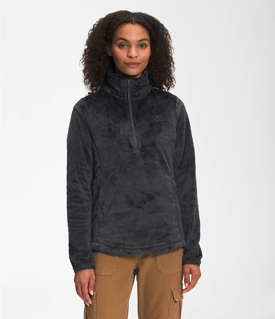 Dámské Softshellová Bunda The North Face Osito ¼ Zip Pullover Šedé | CGIMPTK-39
