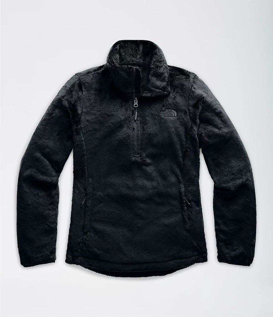 Dámské Softshellová Bunda The North Face Osito ¼ Zip Pullover Černé | CXWUFTO-27