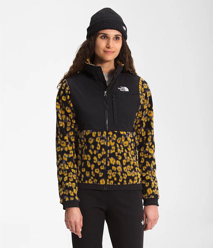 Dámské Softshellová Bunda The North Face Printed Denali 2 Leopard | SOUTRQD-27