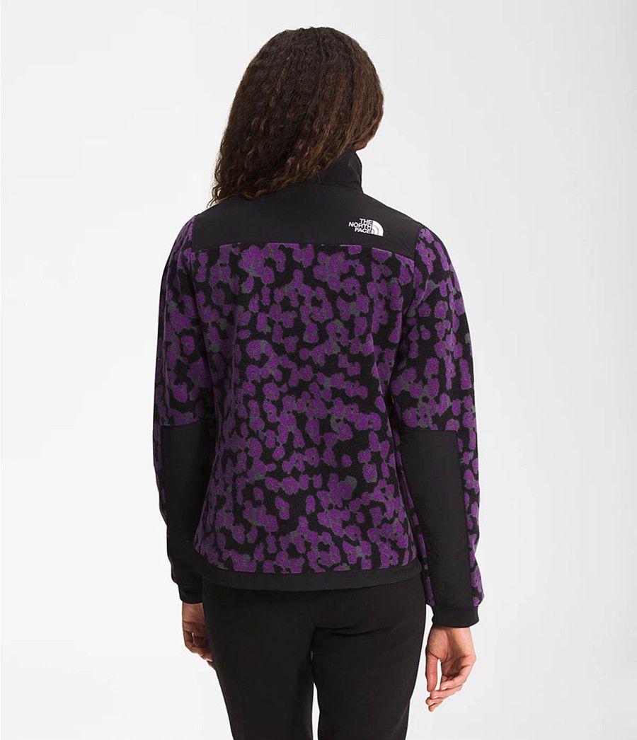 Dámské Softshellová Bunda The North Face Printed Denali 2 Fialové | KXMATLO-40