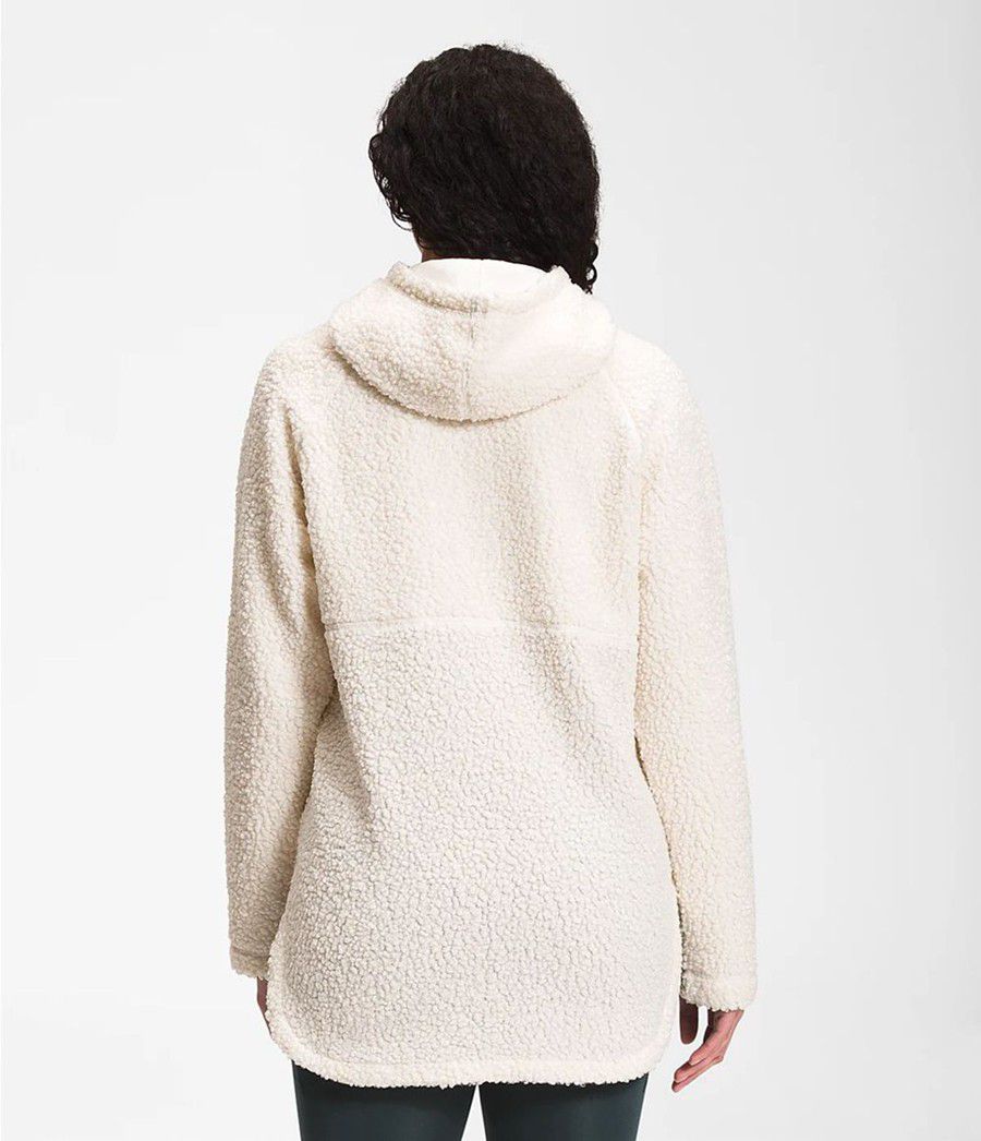 Dámské Softshellová Bunda The North Face Ridge Fleece Tunic Bílé | OJCMULR-08