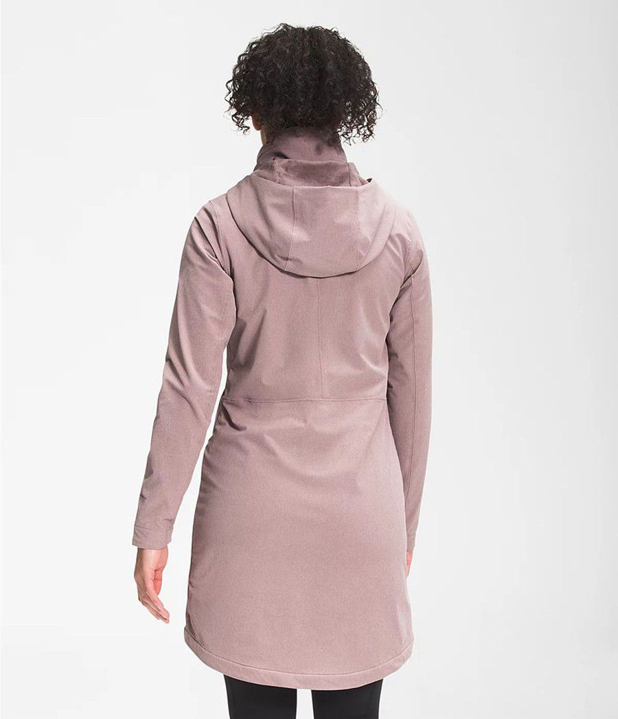 Dámské Softshellová Bunda The North Face Shelbe Raschel Parka Length With Hood Světle Fialové | SDJGKBY-13