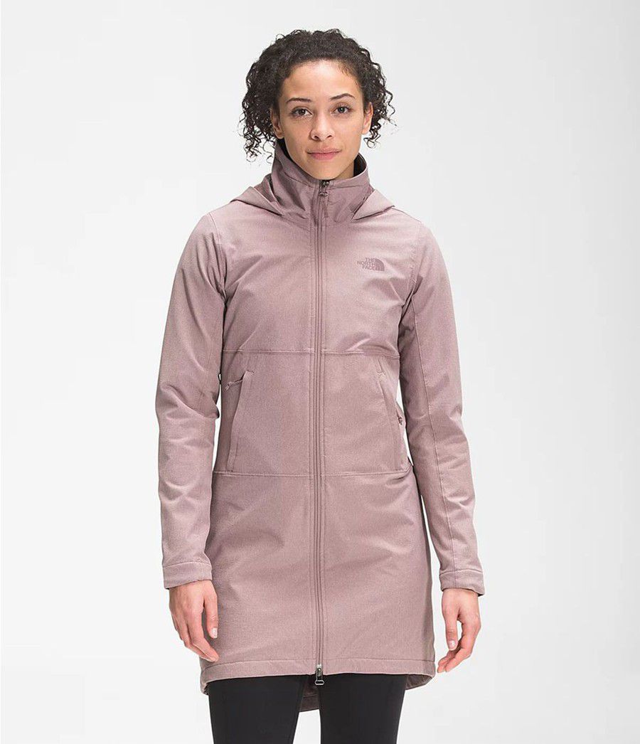 Dámské Softshellová Bunda The North Face Shelbe Raschel Parka Length With Hood Světle Fialové | SDJGKBY-13