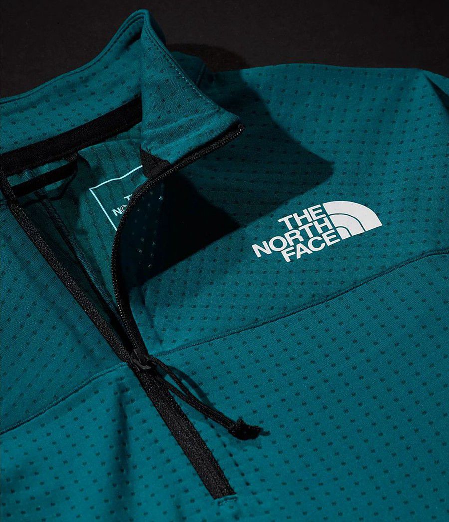 Dámské Softshellová Bunda The North Face Summit Dot Fleece ½ Zip Blankyt | OYLIGBX-05