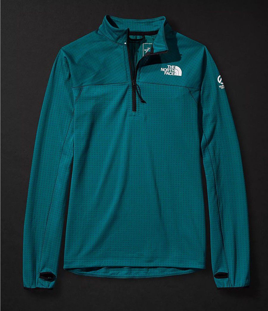 Dámské Softshellová Bunda The North Face Summit Dot Fleece ½ Zip Blankyt | OYLIGBX-05