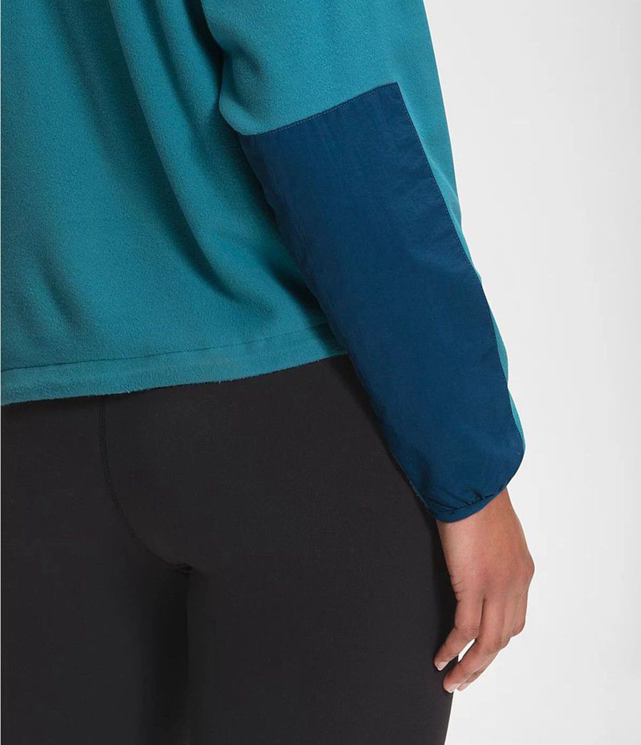 Dámské Softshellová Bunda The North Face Tka Kataka ¼ Zip Fleece Blankyt | XCUJPFN-97