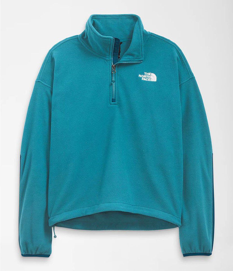 Dámské Softshellová Bunda The North Face Tka Kataka ¼ Zip Fleece Blankyt | XCUJPFN-97