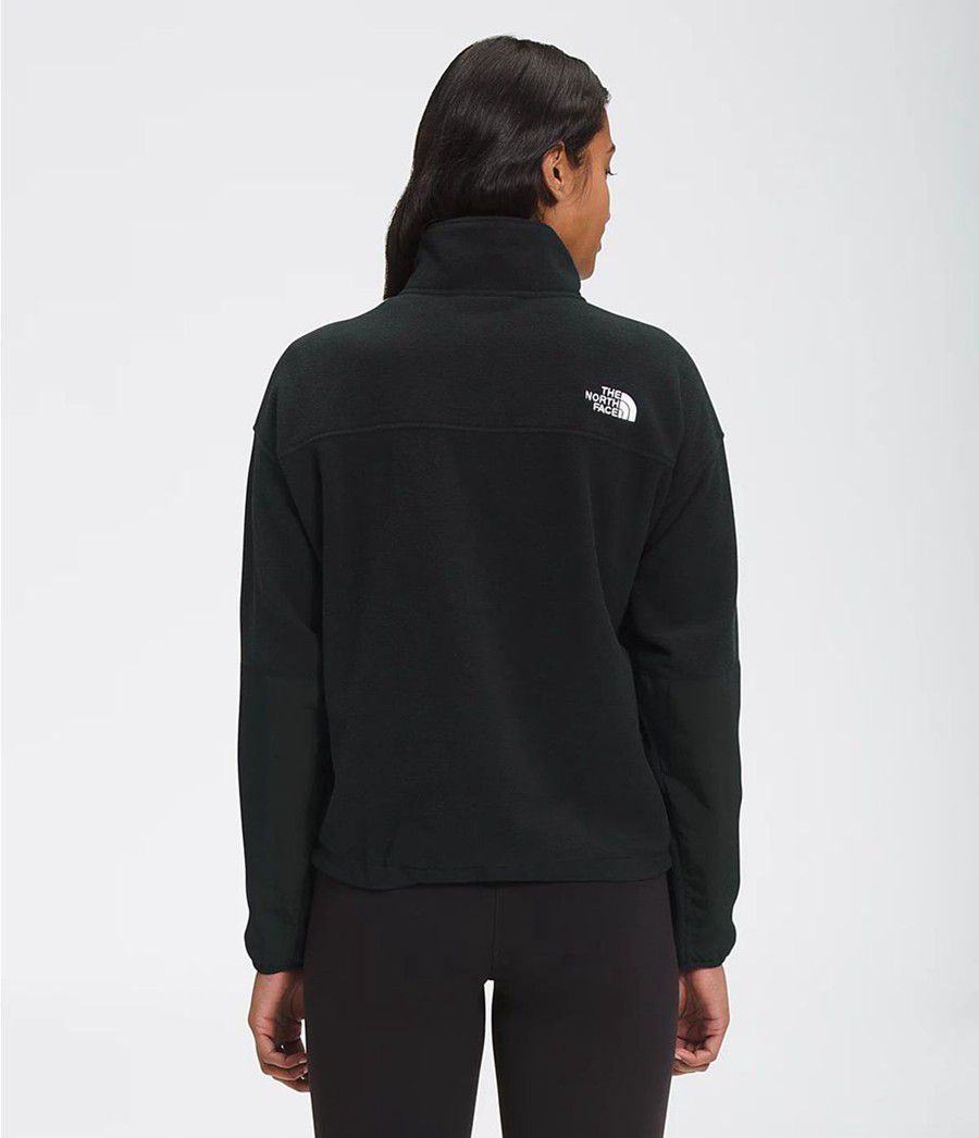 Dámské Softshellová Bunda The North Face Tka Kataka ¼ Zip Fleece Černé | FJPGUAQ-10