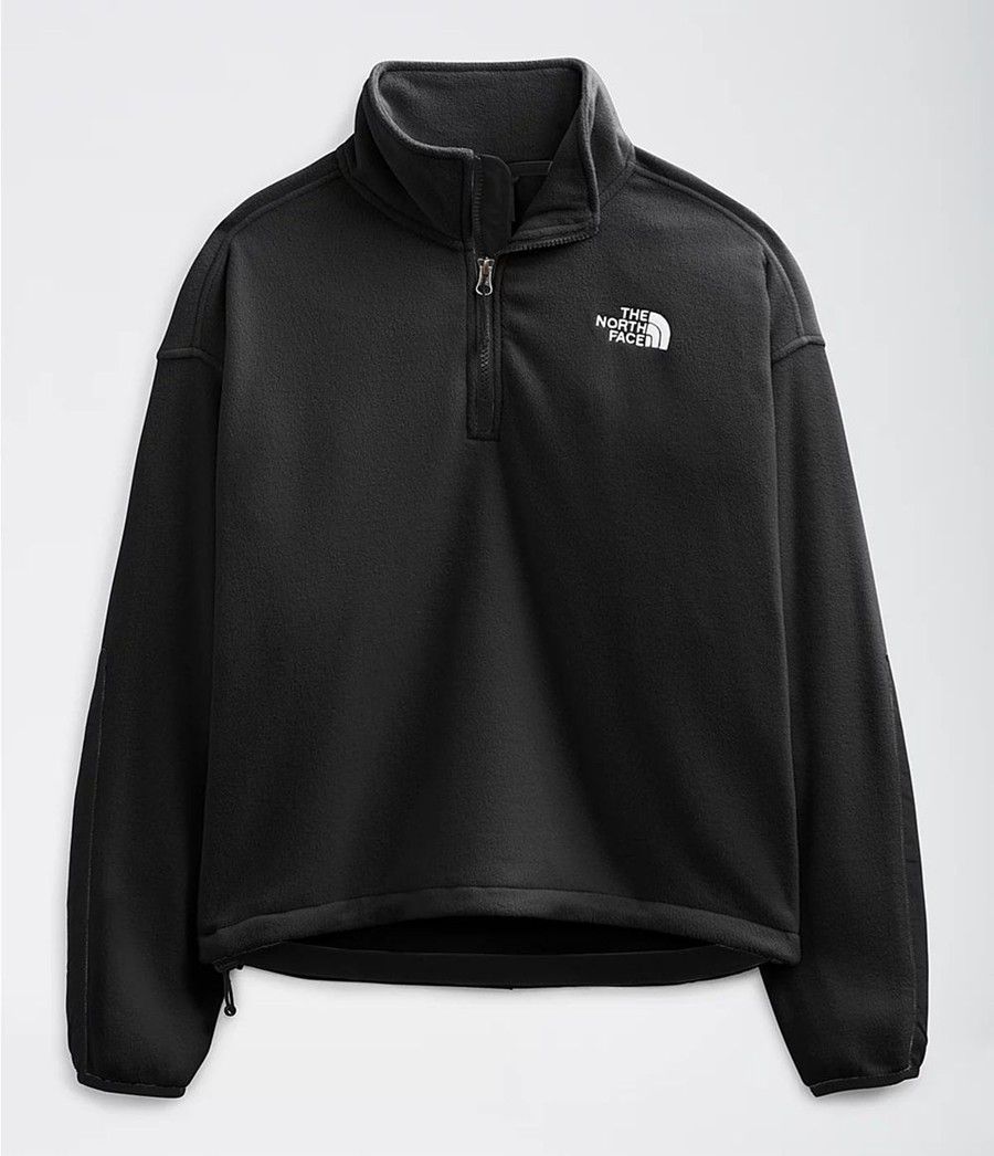 Dámské Softshellová Bunda The North Face Tka Kataka ¼ Zip Fleece Černé | FJPGUAQ-10