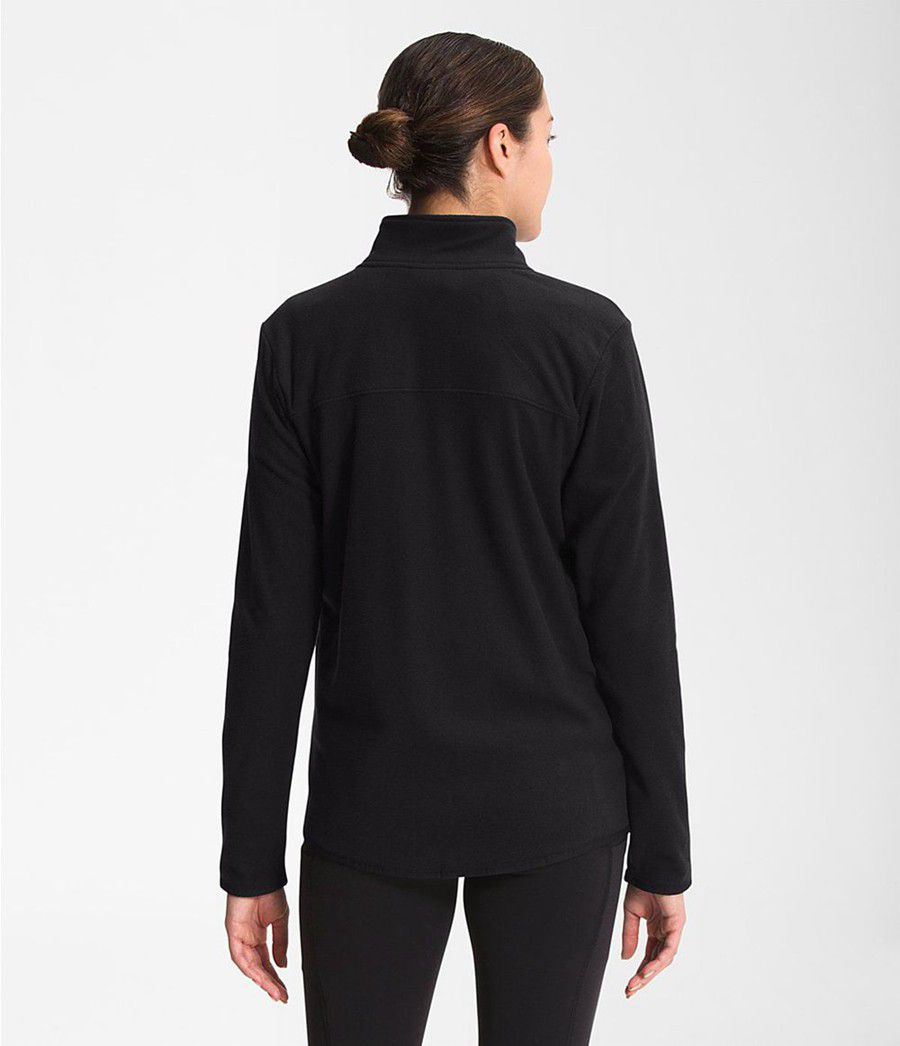 Dámské Softshellová Bunda The North Face Tka Glacier Full Zip Černé | NPSMZVD-86