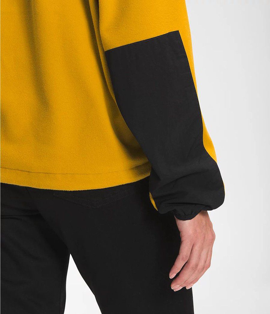 Dámské Softshellová Bunda The North Face Tka Kataka ¼ Zip Fleece Žluté | NYKEJVS-01