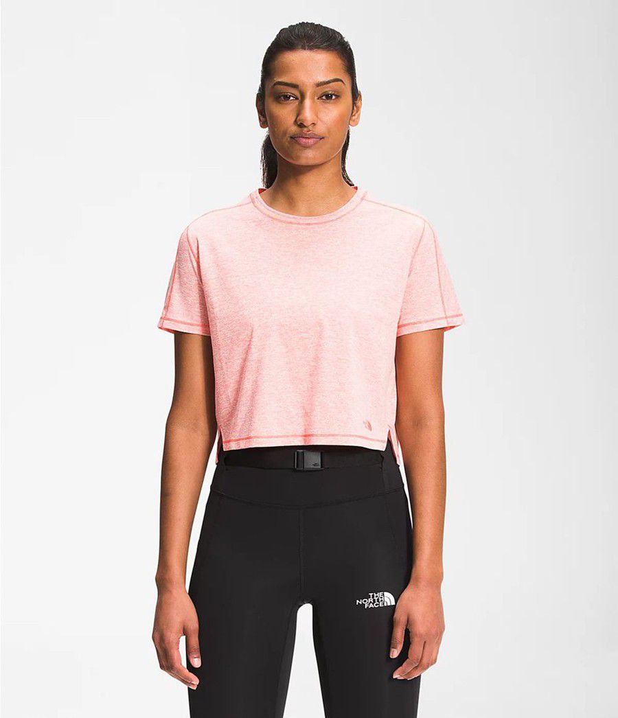 Dámské T-Shirts The North Face Ea Dawndream Relaxed Short Sleeve Růžové | FMPJIBS-09