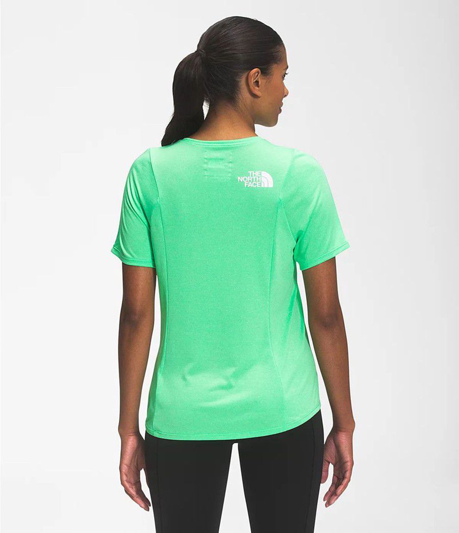 Dámské T-Shirts The North Face Flight Better Than Naked Short Sleeve Zelene | YBZAKVG-43