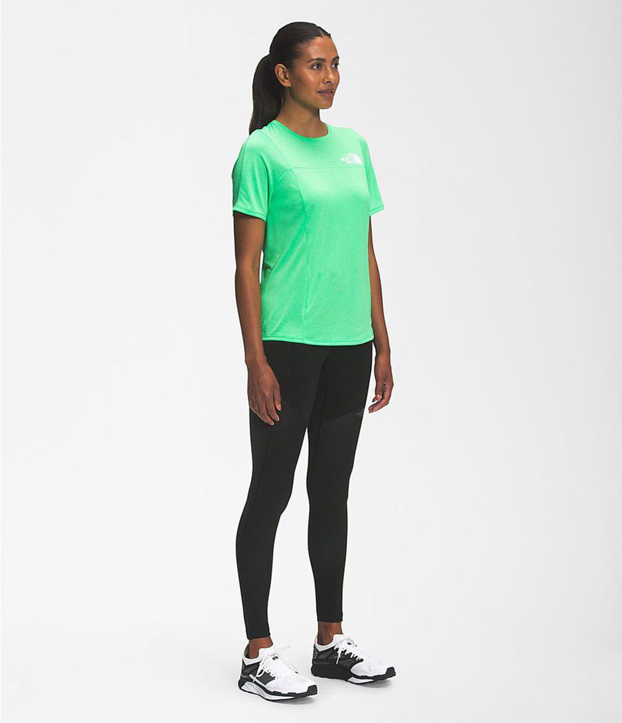 Dámské T-Shirts The North Face Flight Better Than Naked Short Sleeve Zelene | YBZAKVG-43