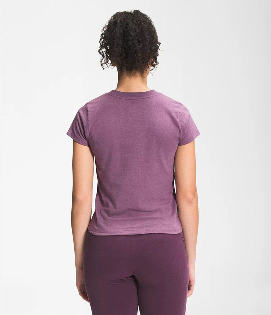 Dámské T-Shirts The North Face Recycled Expedition Graphic Short Sleeve Fialové | HPJNAZM-87