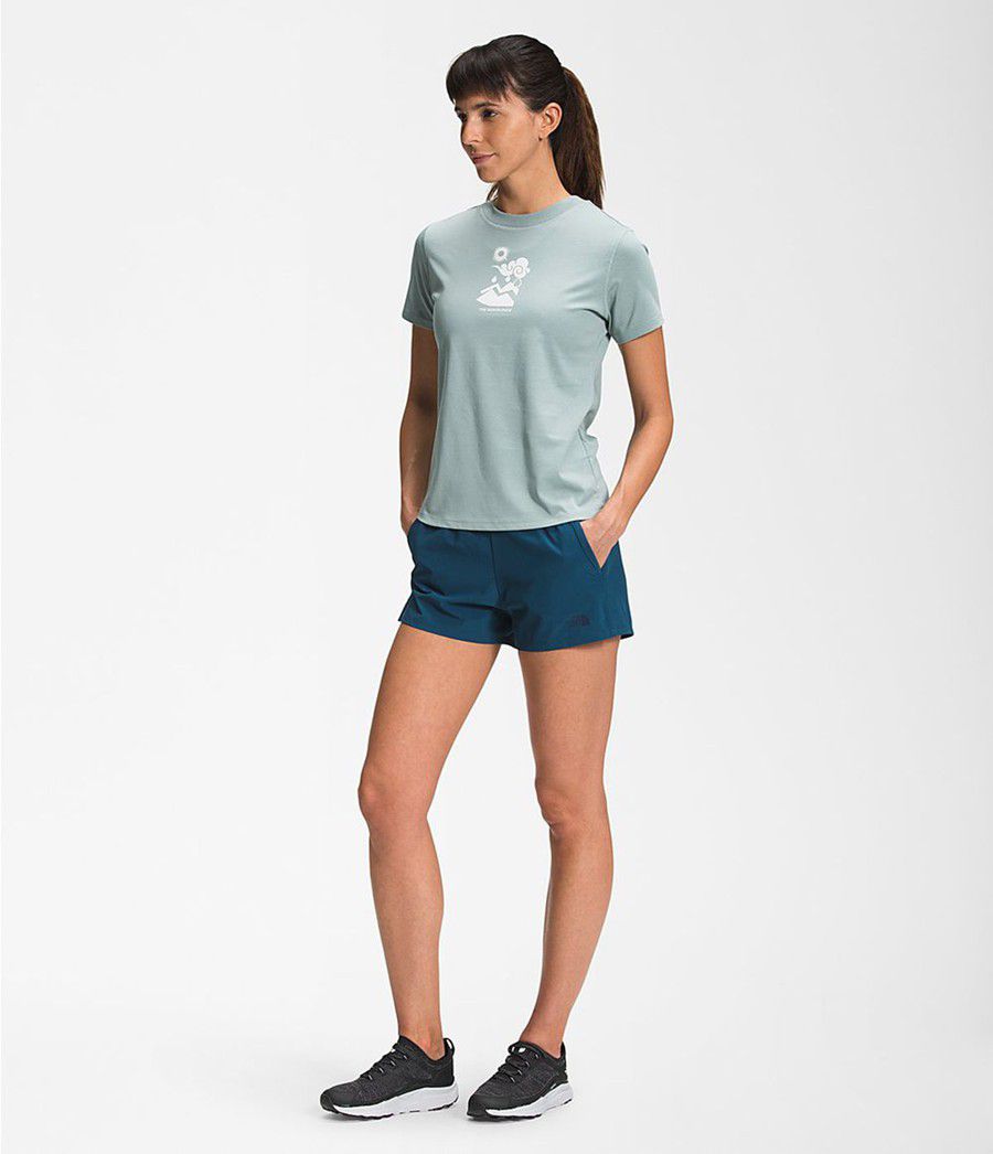 Dámské T-Shirts The North Face Short Sleeve Himalayan Bottle Source Blankyt | SOFRYTL-73