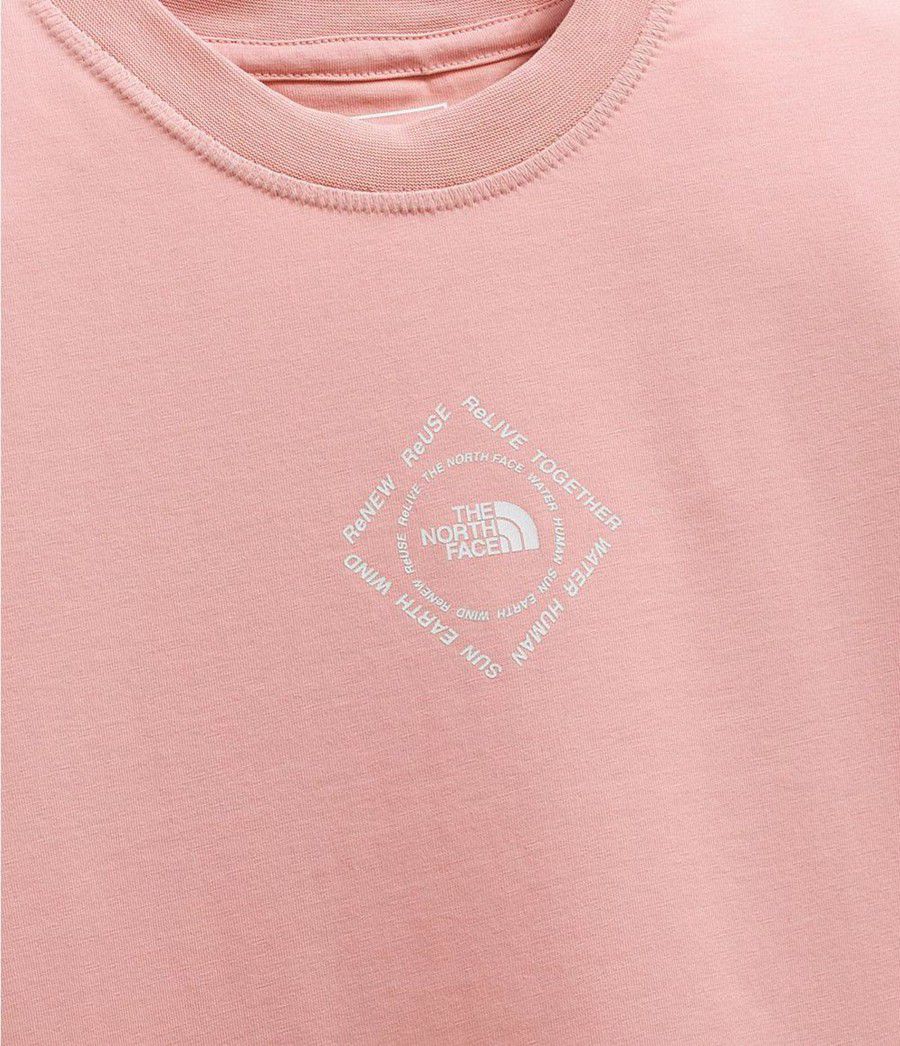 Dámské T-Shirts The North Face Short Sleeve Himalayan Bottle Source Růžové | JZUDEAT-15