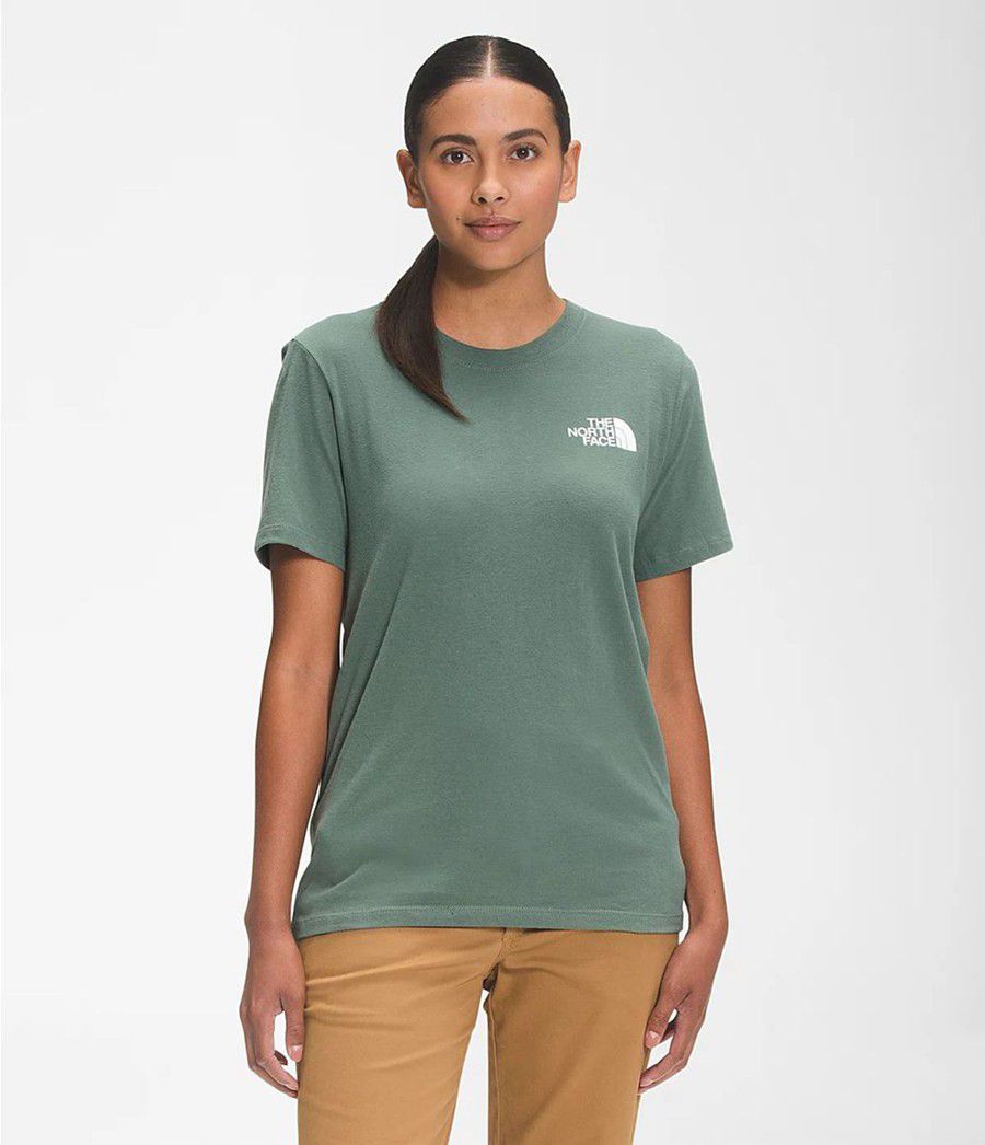 Dámské T-Shirts The North Face Short Sleeve Box Nse Zelene | SUGYIPN-14