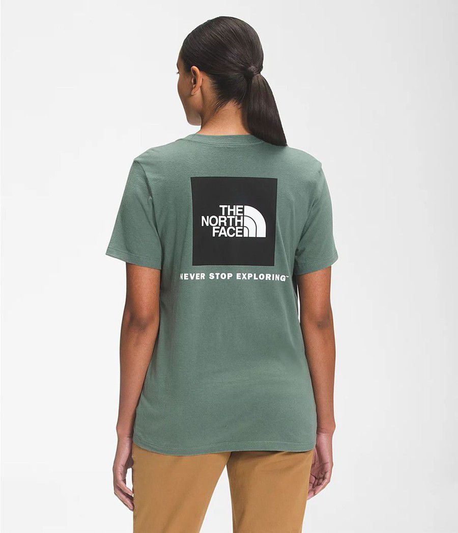Dámské T-Shirts The North Face Short Sleeve Box Nse Zelene | SUGYIPN-14
