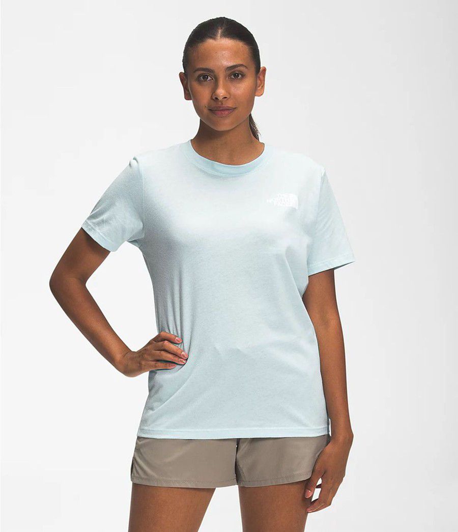 Dámské T-Shirts The North Face Short Sleeve Box Nse Blankyt | EHPTDVF-87