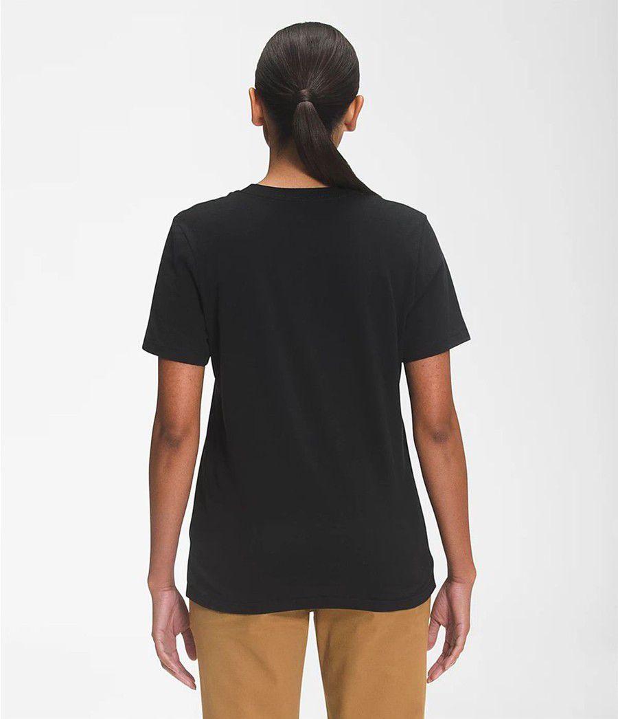 Dámské T-Shirts The North Face Short Sleeve Bearscape 2.0 Černé | TWXBKZS-54