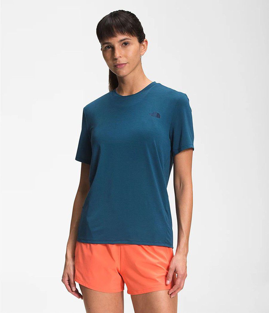 Dámské T-Shirts The North Face Wander Short Sleeve Blankyt | XNLUVEH-25