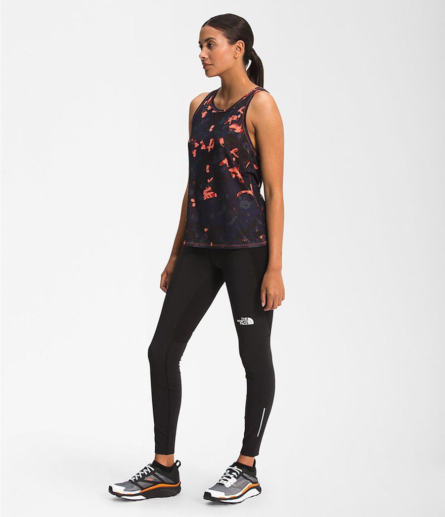 Dámské Tank Tops The North Face Printed Wander Oranžové | AYMFORC-26