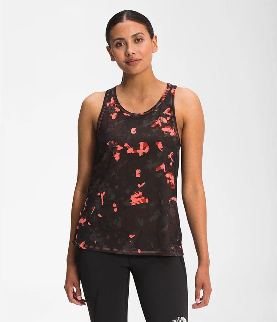Dámské Tank Tops The North Face Printed Wander Oranžové | AYMFORC-26